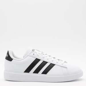 Adidas Women's Comfort Cushioned Grand Court 2.0 Shoes White/Black Size 9